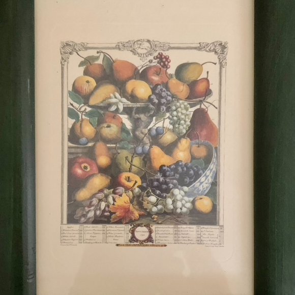 Set of 4 Vintage Arthur Kaplan Flower Prints Framed - Like New - Picture 5 of 5